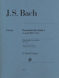 [HN-01671] Französische Suite Nr. 1 d-moll BWV 812