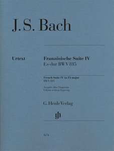 [HN-01674] Französische Suite Nr. 4 Es-Dur BWV 815
