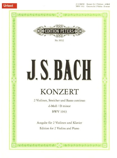 [52821] Konzert für 2 Violinen d-moll BWV 1043