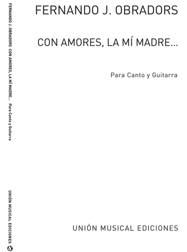 [83700] Con amores, la mi madre...