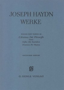 [HN-05753] L'Anima del Filosofo ossia Orfeo ed Euridice - Kritischer Bericht