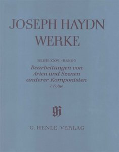[HN-05776] Bearbeitungen von Arien und Szenen anderer Komponisten 1. Folge - sämtliche Werke XXVI/3