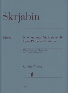 [HN-01108] Klaviersonate Nr. 2 gis-moll op. 19 (Sonate-Fantaisie)