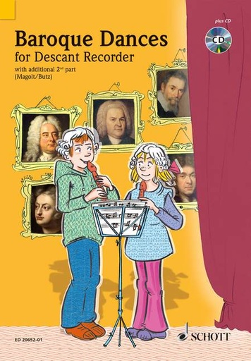 [253289] Baroque Dances for Descant Recorder
