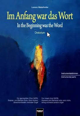 [225194] Im Anfang war das Wort / In the Beginning was the Word