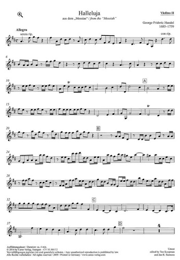 [305917] Halleluja, HWV 56/39