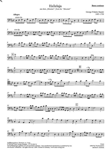 [305919] Halleluja, HWV 56/39