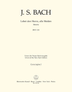 [160484] Lobet den Herrn, alle Heiden, BWV 230