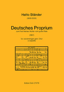 [214030] Deutsches Proprium zum Fest Mariä, Mutter vom guten Rate (1967)