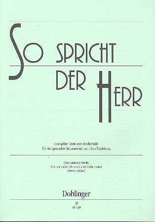 [45-00449-CHP] So spricht der Herr