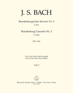 [288613] Brandenburgisches Konzert Nr. 3 G-Dur BWV 1048