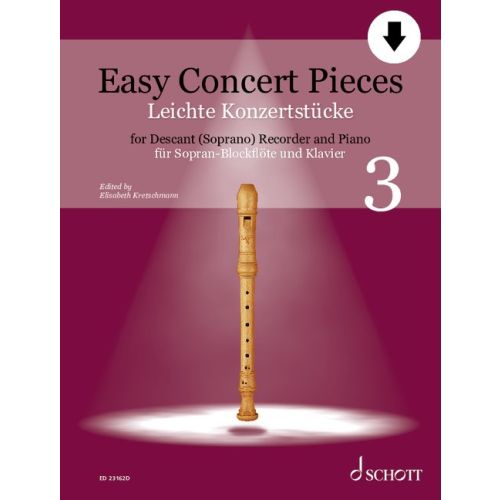 [323311] Easy Concert Pieces Band 3 - Sopranblockflöte