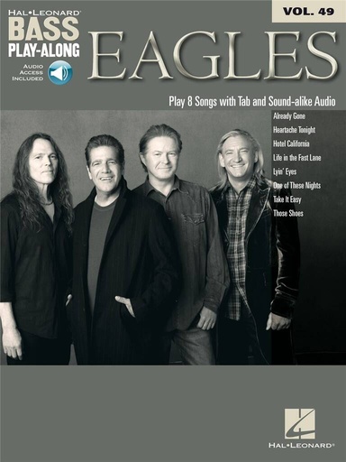 [277489] Eagles - Bass Play-Along Vol. 49