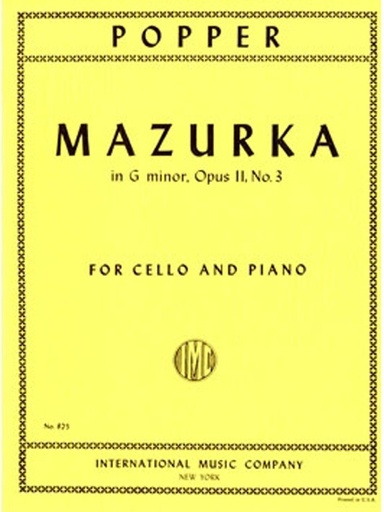 [58965] Mazurka g-moll op. 11 No. 3