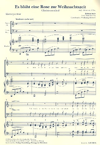 [220898] Es blüht eine Rose zur Weihnachtszeit