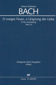 [315294] O ewiges Feuer, o Ursprung der Liebe BWV 34