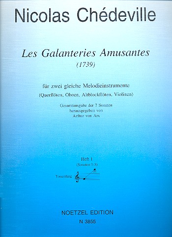 [19654] Les Galanteries Amusantes Band 1 (Sonaten 1 - 3)