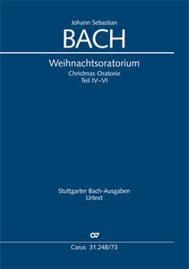 [171959] Weihnachtsoratorium, Teil IV-VI, BWV 248