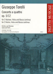 [DM-00651] Concerto a quattro G-Dur op. 5 / 12