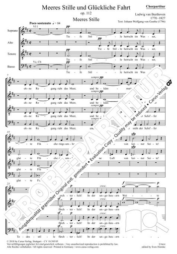 [315794] Meeres Stille und glückliche Fahrt op. 112
