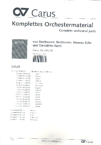 [315801] Meeres Stille und glückliche Fahrt, op. 112