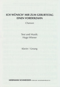 [85095] Ich wünsch mir zum Geburtstag einen Vorderzahn