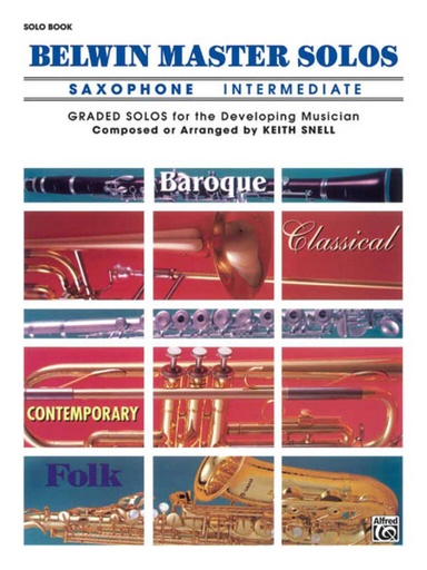 [10321] Belwin Master Solos Band 1 - Intermediate