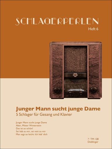 [TM-00128] Schlagerperlen Heft 6 - Junger Mann sucht junge Dame