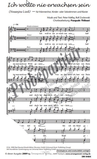 [311346] Ich wollte nie erwachsen sein (Nessajas Lied), aus Tabaluga