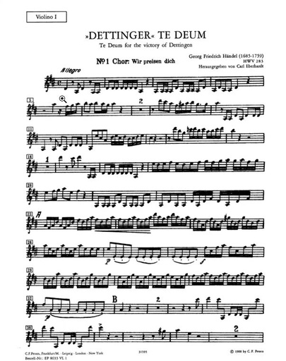 [142349] Dettinger Te Deum, HWV 283