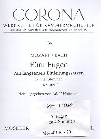 [147389] 5 Fugen nach Bach KV 405
