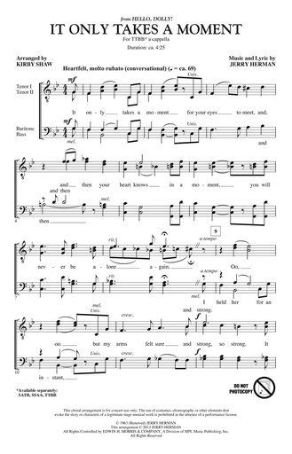 [268481] It only takes a moment, aus "Hello Dolly"