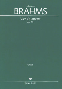 [324173] Vier Quartette, op. 92