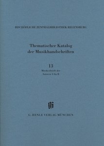 [HN-02341] Kataloge Bayerische Musiksammlungen 14/13