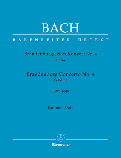 [916] Brandenburgisches Konzert Nr. 4 G-Dur BWV 1049