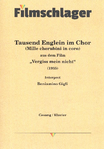 [109806] Wiegenlied (Tausend Englein im Chor) Mille cherubini in coro