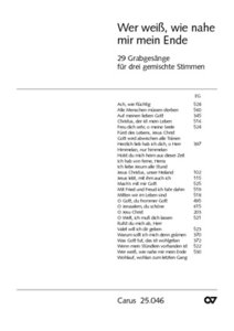 [130088] Wer weiß, wie nahe mir mein Ende