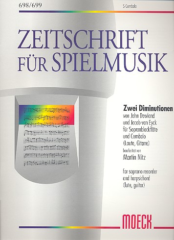 [5098] Zwei Diminutionen (Courante of Harte Diefje Waerom Zoo Stil, The Frog Galliard)