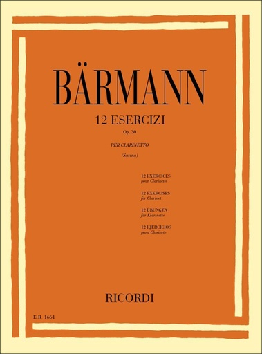 [71465] 12 Esercizi op. 30