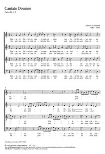 [167863] Cantate Domino / Singet ein neues Lied