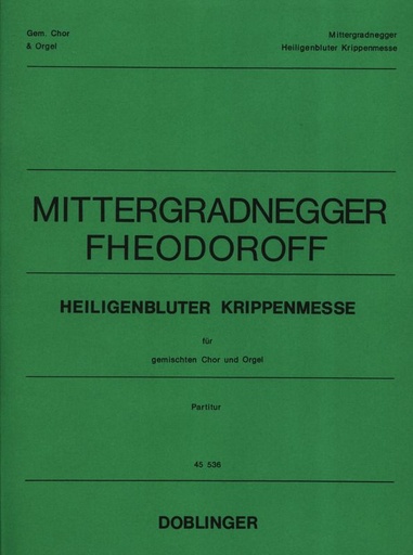 [45-00536-ORP] Heiligenbluter Krippenmesse
