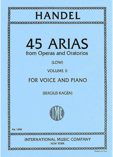 [79310] 45 Arias aus Opern und Oratorien Band 2