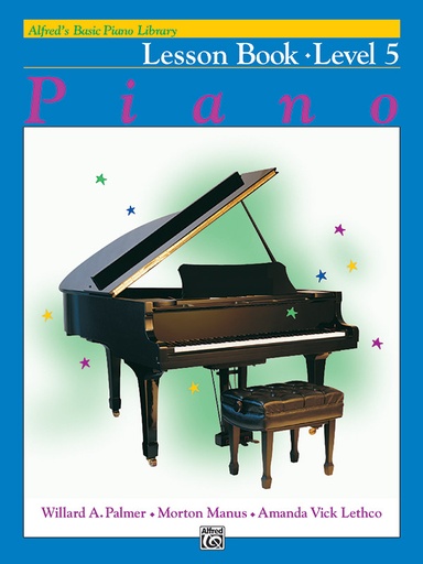 [296767] Alfred's Basic Piano Library 5 Lesson Book