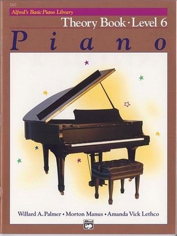 [296770] Alfred's Basic Piano Library 6 Theory Book
