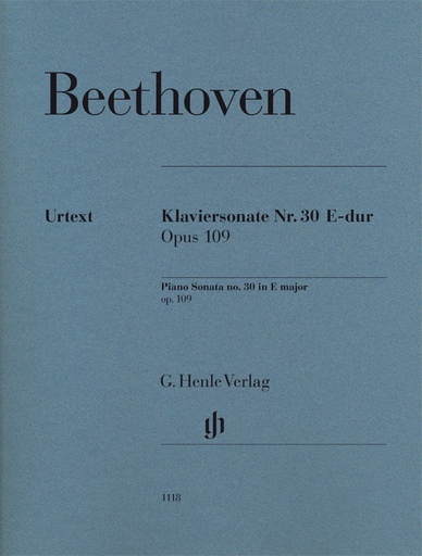 [HN-01118] Klaviersonate Nr. 30 E-Dur op. 109