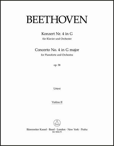 [282418] Konzert Nr. 4 G-Dur op. 58