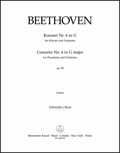 [282420] Konzert Nr. 4 G-Dur op. 58