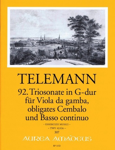 [247636] 92. Triosonate G-Dur aus Essercizii musici TWV 42:G6