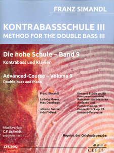 [286625] Die Hohe Schule des Kontrabass-Spiels Band 9