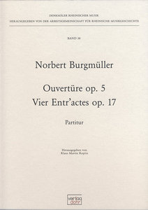 [235995] Ouvertüre op. 5 / Vier Entr'actes op. 17